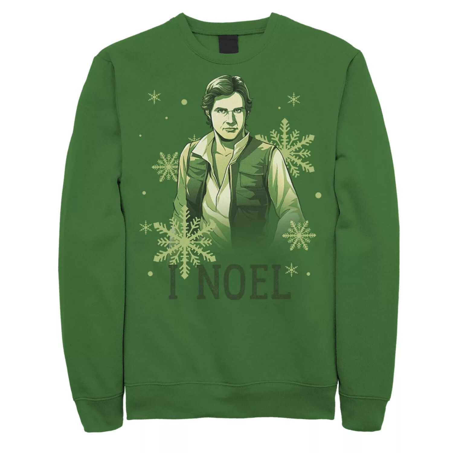 

Мужской свитшот Han Solo I Noel Christmas Snowflake Star Wars