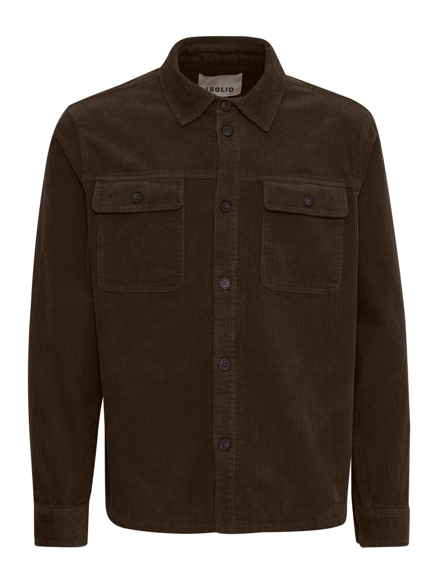 

Рубашка на пуговицах классического кроя !Solid, Dark brown