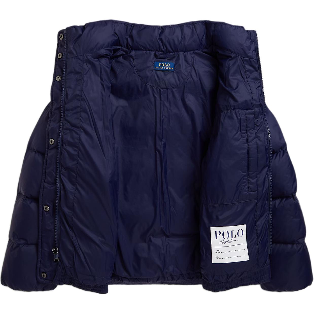 Детская пуховая куртка Kids' Polo Ralph Lauren, синий — фото 2