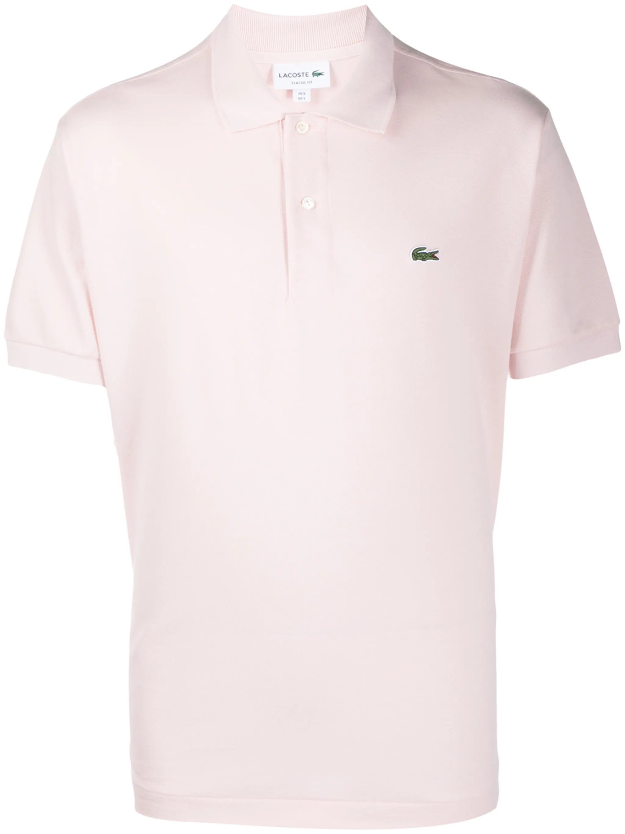 

Рубашка поло с вышитым логотипом Lacoste, розовый