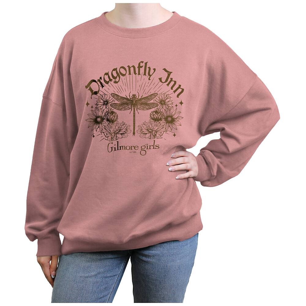 

Флис с рисунком Gilmore Girls Dragonfly Inn для юниоров Licensed Character, цвет Desert Pink