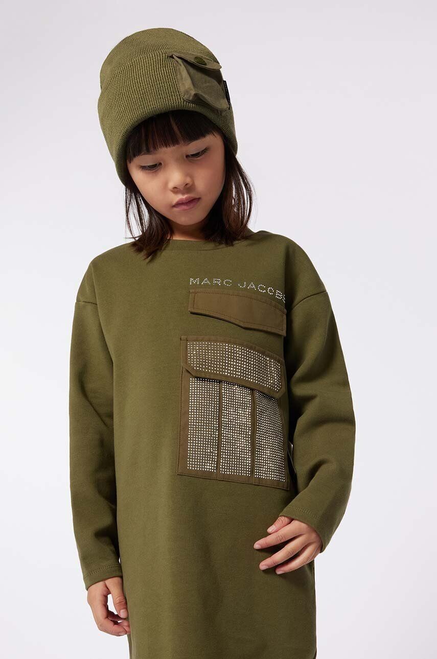 

Кепка Marc Jacobs с добавлением шерсти для мальчиков, зеленый