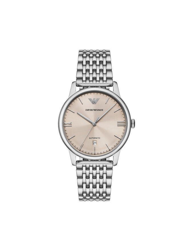 

Часы Mesh Automatic AR60082 Emporio Armani, серебряный