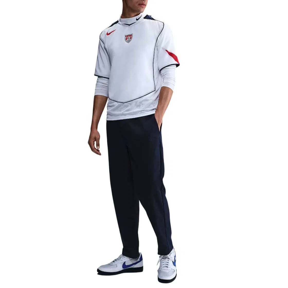 Футболка Total 90 Soccer Jersey мужская Nike, White — фото 3