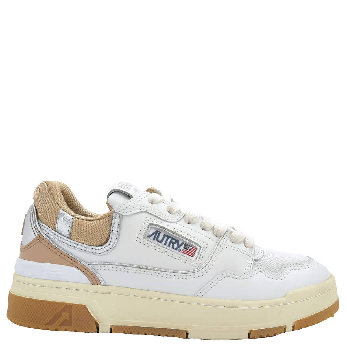 Кроссовки Autry Low-Top Leather Trainer, коричневый