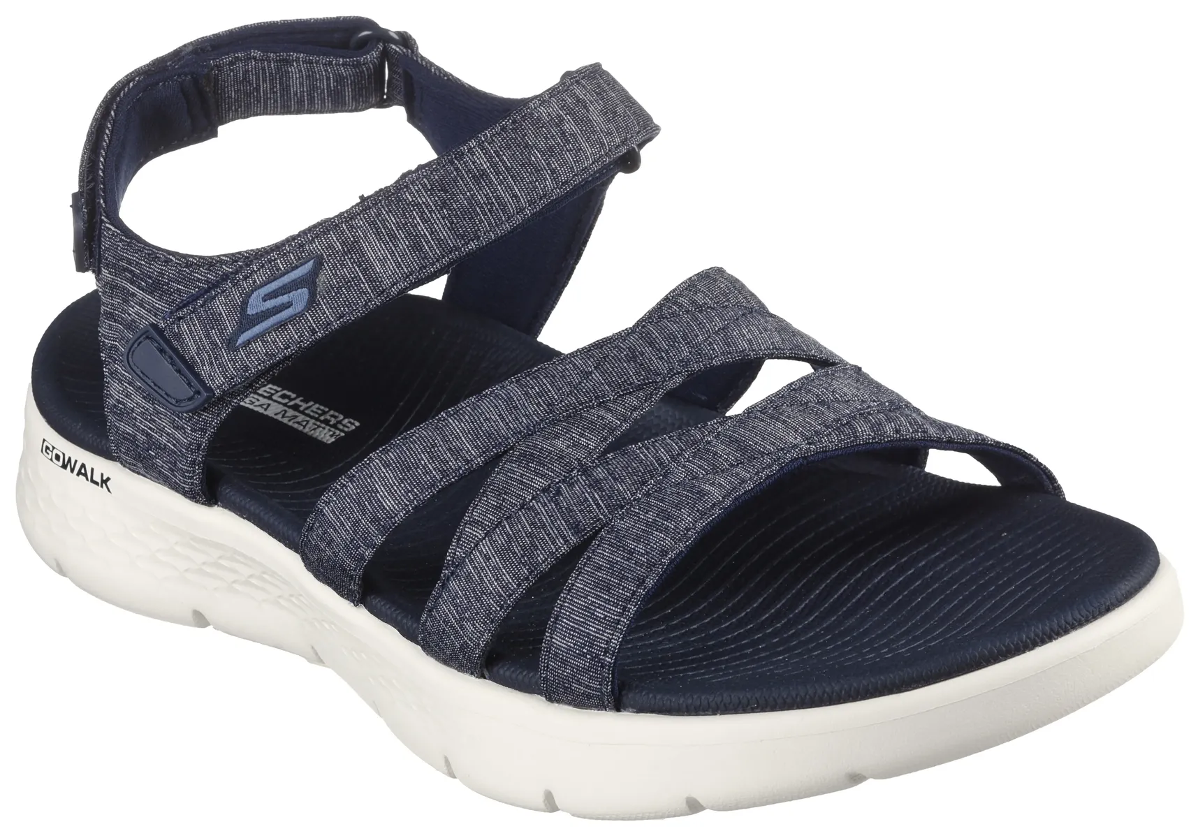 

Сандалии Skechers "GO WALK FLEX SANDAL-SUNSHINE", летняя обувь, сандалии, обувь на липучке, с практичной застежкой-липучкой, синий