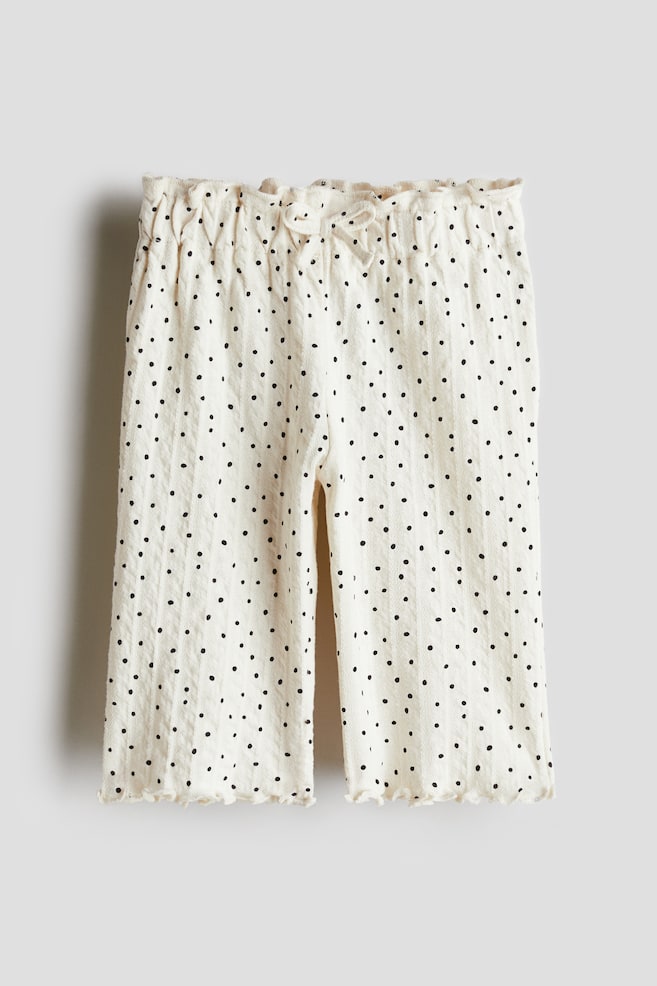 

Брюки из хлопка со структурой H&M, мультиколор