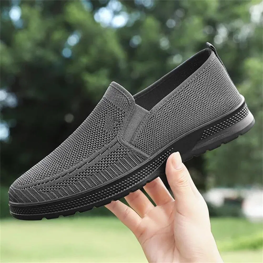 Мокасины кроссовки Adhdyuud Knit Loafers, серый — фото 2