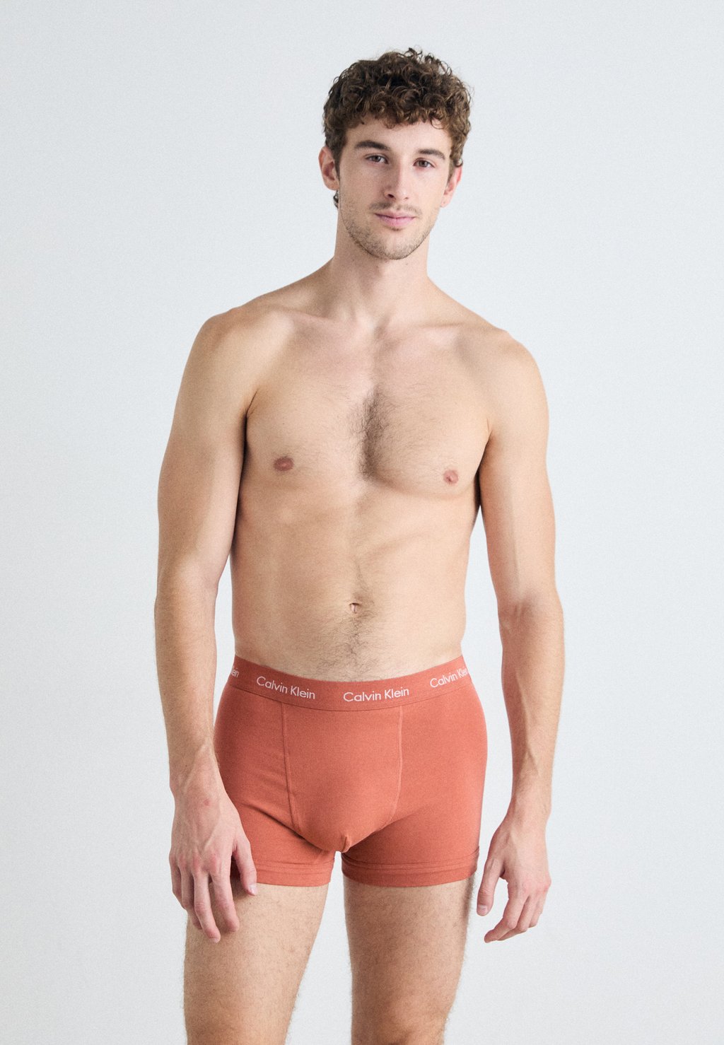 

Трусы TRUNK 3 PACK Calvin Klein Underwear, серо-коричневый
