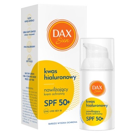

DAX SUN 30 мл SPF50+ Защитный крем с гиалуроновой кислотой Увлажнение Dax Cosmetics Sp. Z O.O