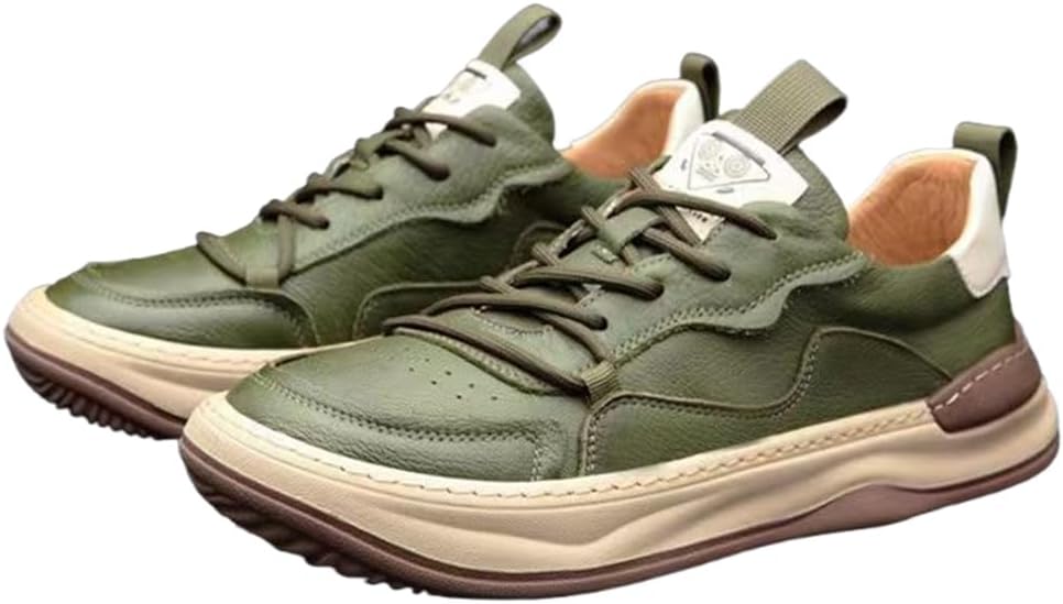 

Кроссовки из натуральной кожи Swzec, зеленый