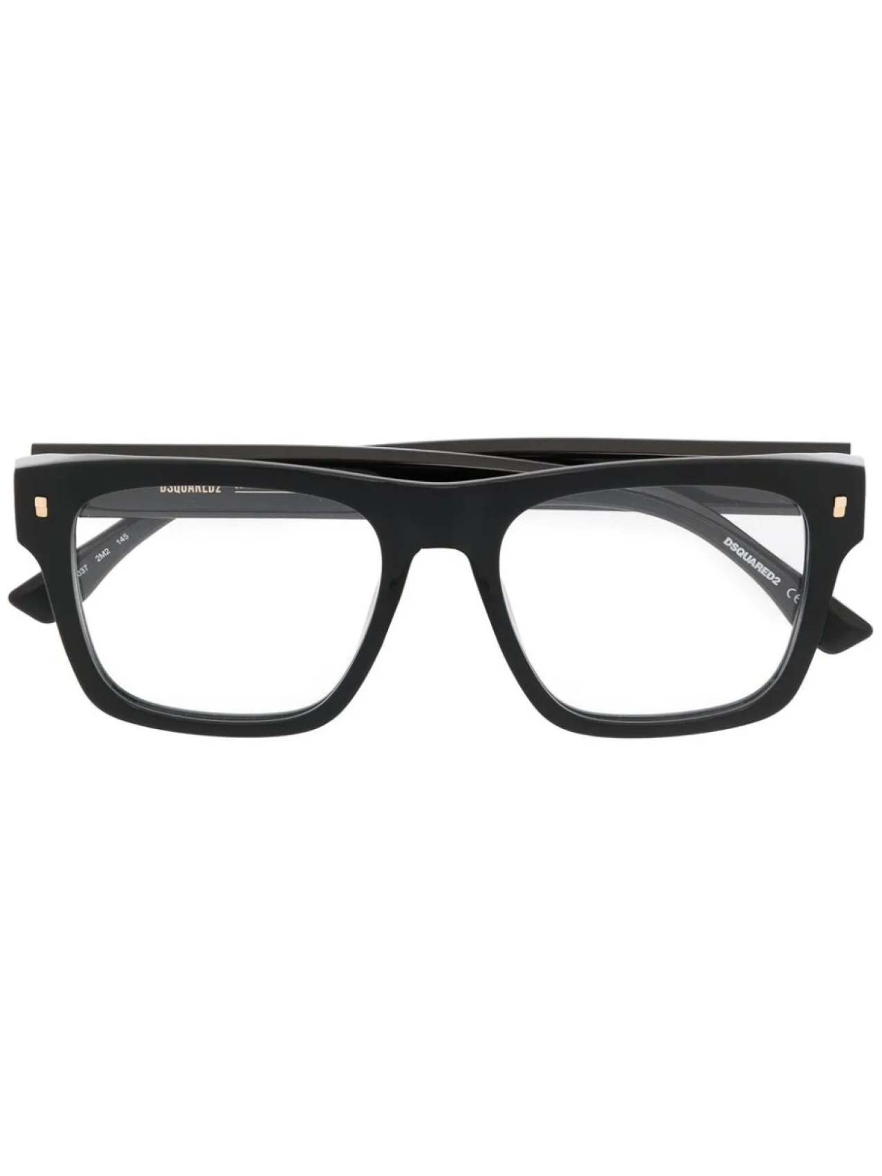 

DSQUARED2 EYEWEAR очки трапециевидной формы, черный