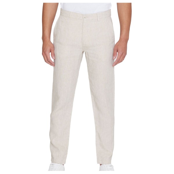 

Льняные брюки Chuck Regular - брюки для отдыха Knowledgecotton Apparel, серый