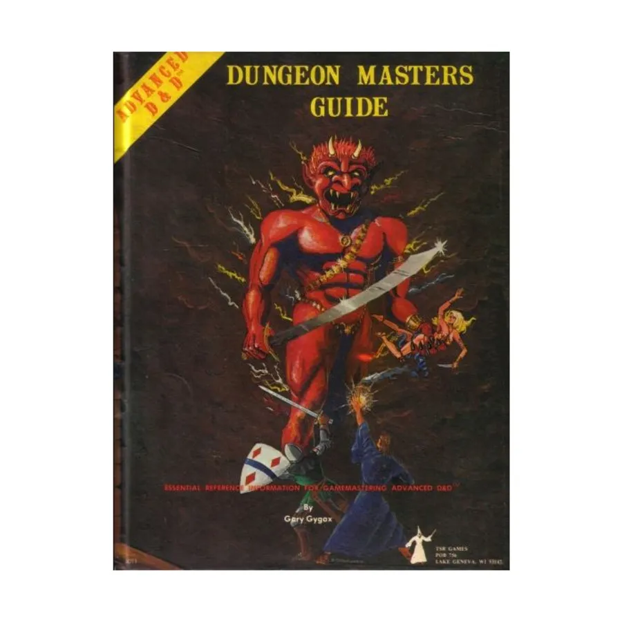 

Dungeon Master's Guide (1st Edition, 1st Printing, Efreet Cover), Advanced Dungeons & Dragons (1st Edition) - Core Books, Box Sets & Miscellaneous, твердый переплет