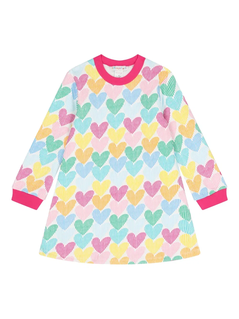 Комплект из платья и колготок с принтом Agatha Ruiz De La Prada, розовый — фото 3