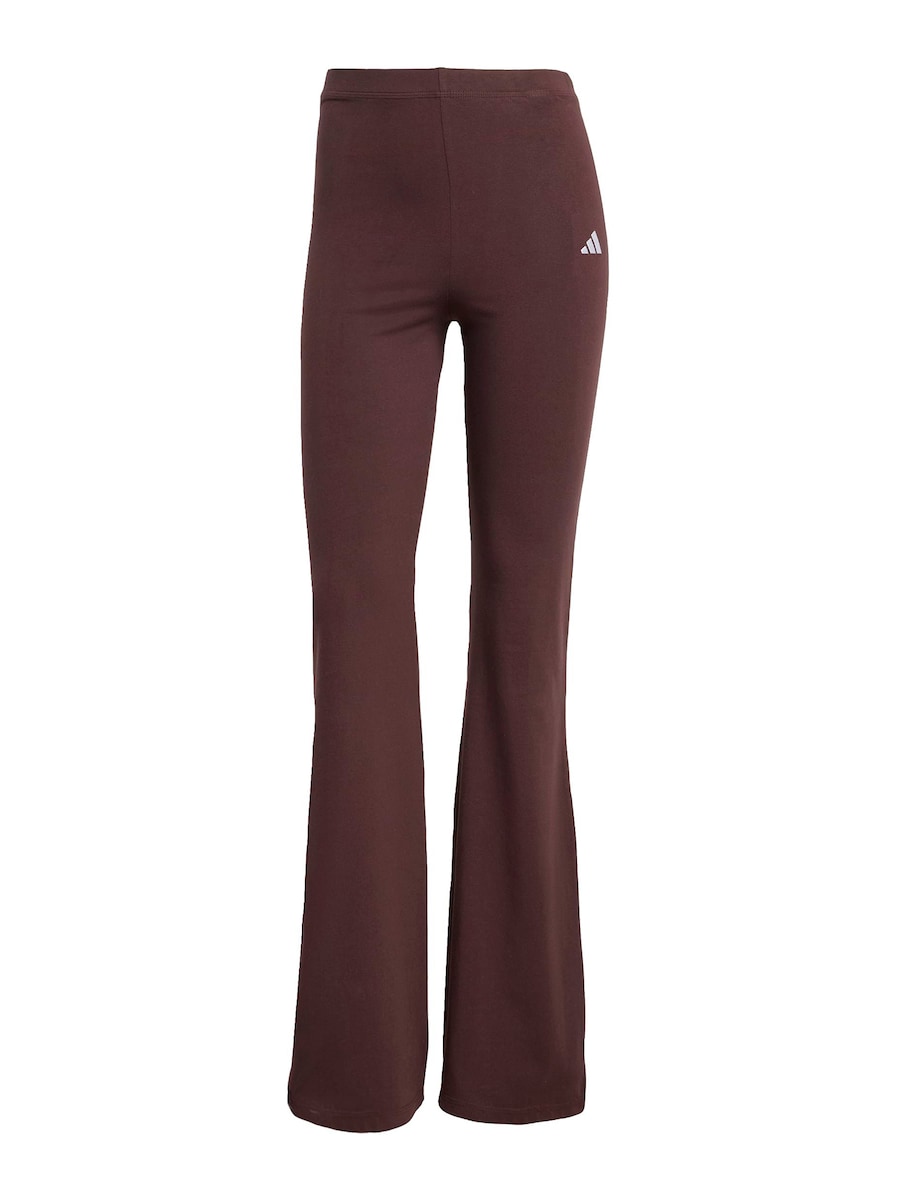 

Расклешенные спортивные брюки ADIDAS SPORTSWEAR Essentials, темно-коричневый