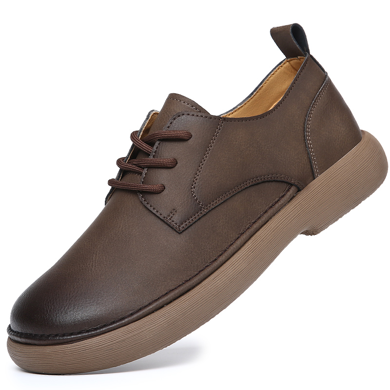 

Ignition Мужские повседневные туфли темно-коричневые (кожаные, на размер больше спортивной обуви), цвет Dark Brown (This Style of Leather Shoe, One Size Larger Than Athletic Shoes)