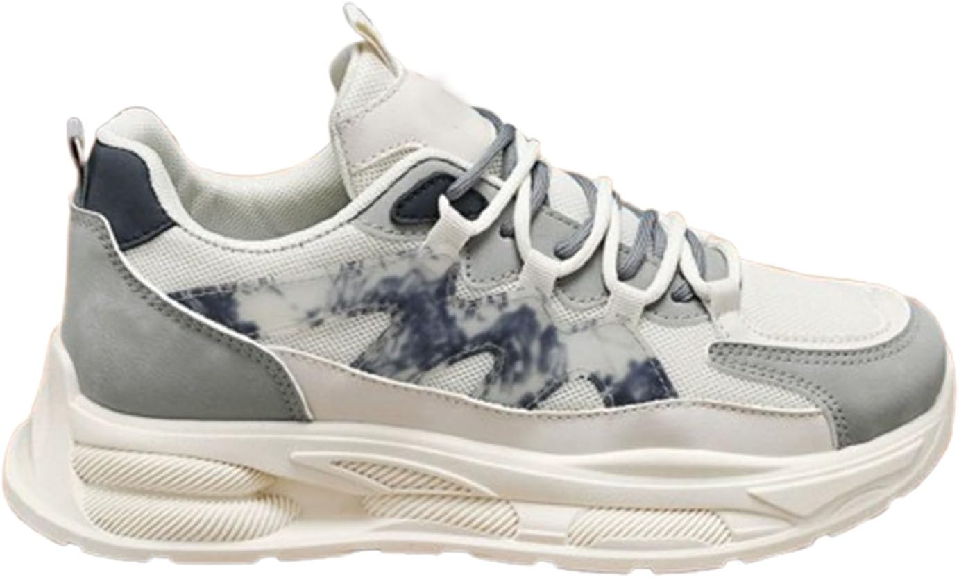 

Мужские кроссовки для бега, мужские кеды с амортизационной поддержкой, мужские теннисные кроссовки для ходьбы и спортивного повседневного ношения Generic, серый