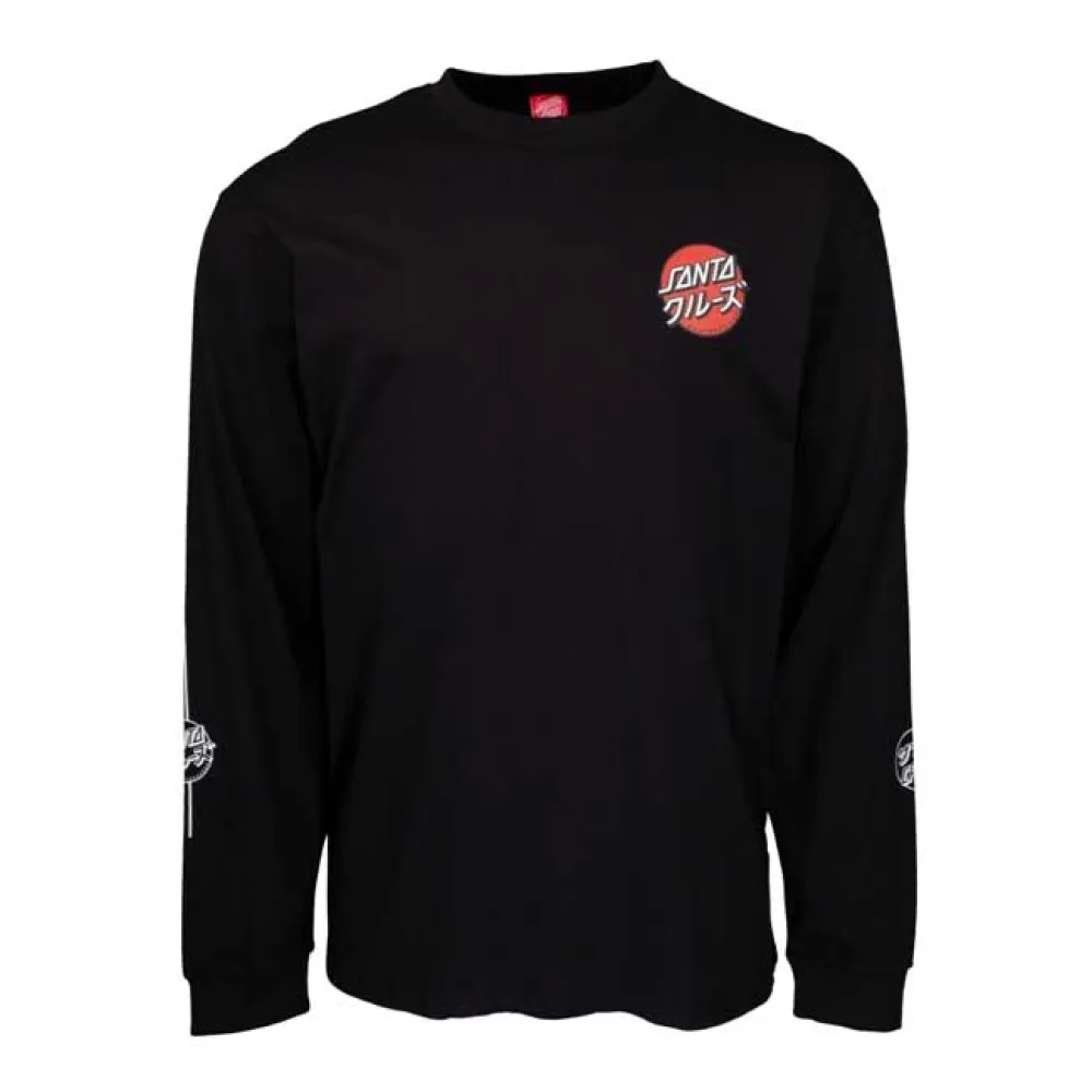 

Футболка с длинным рукавом Santa Cruz Mixed up dot, черный