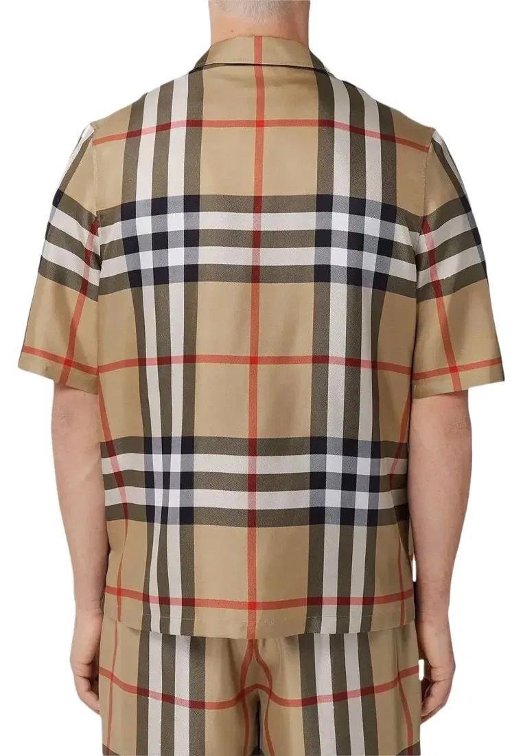 Футболка мужская Burberry с коротким рукавом, хаки — фото 4