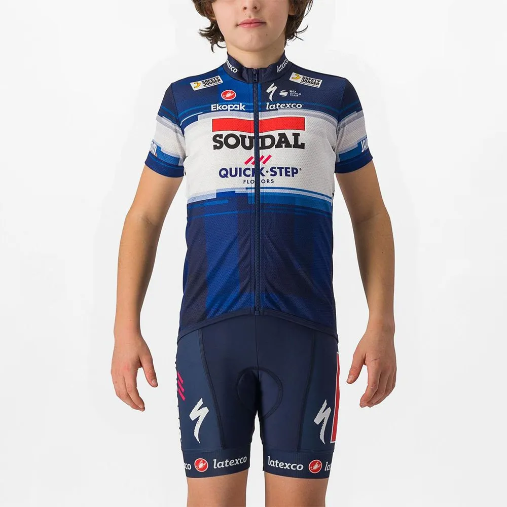 

Джерси с коротким рукавом Castelli Soudal Quick-Step 2023, синий