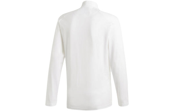 Футболка men's y-3 solid color casual long sleeves white Adidas, белый — фото 2