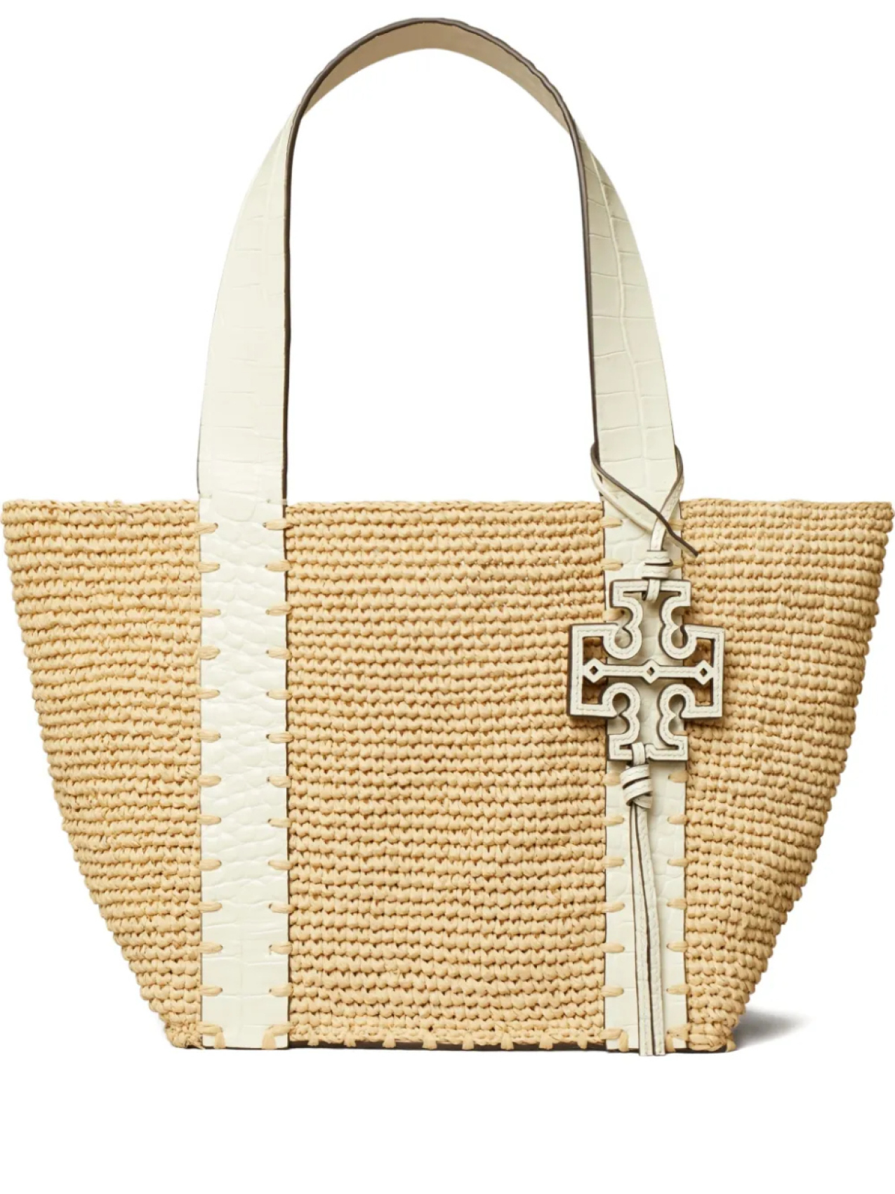 

Tory Burch маленькая соломенная сумка-тоут, нейтральный