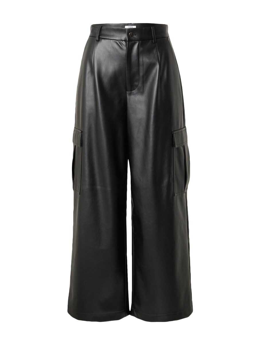 

Кожаные штаны ABOUT YOU x Emili Sindlev Wide leg Cargo Pants Naja, черный