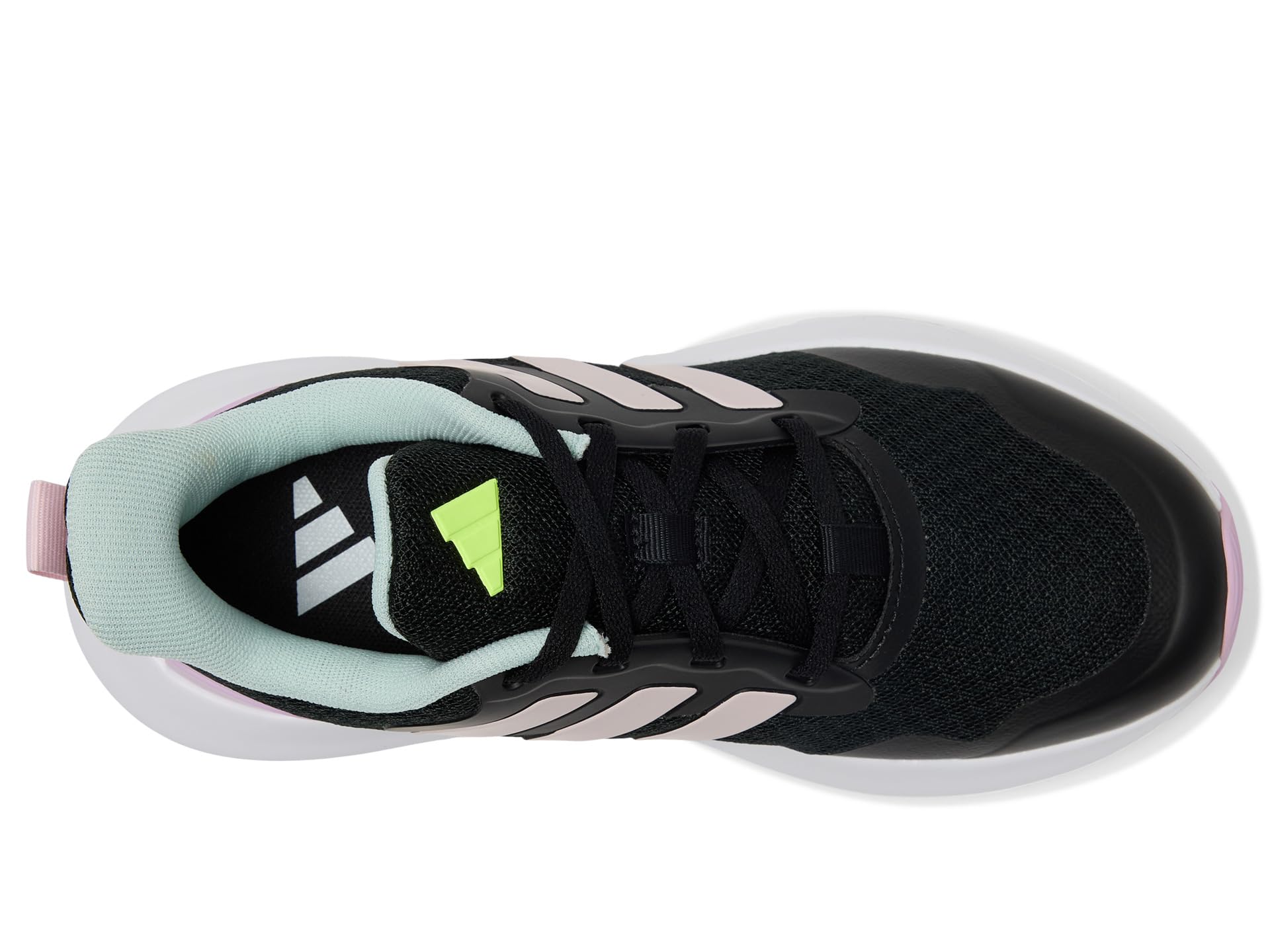 Кроссовки Adidas Kids Fortarun 2.0 Sportswear Shoes, Black/Clear Pink/Bliss Lilac — фото 2