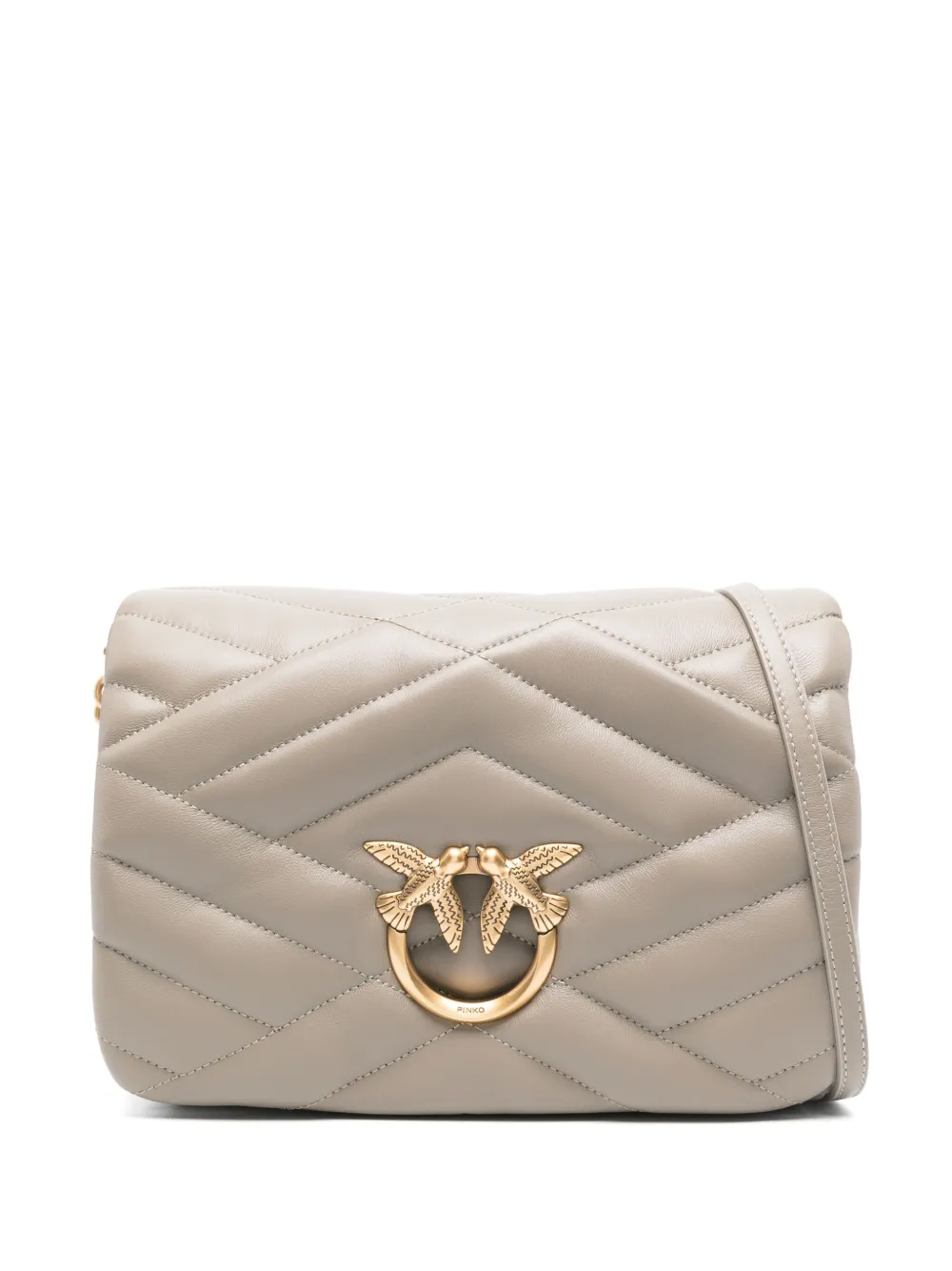 

Сумка через плечо Love Click Puff Classic PINKO, серый