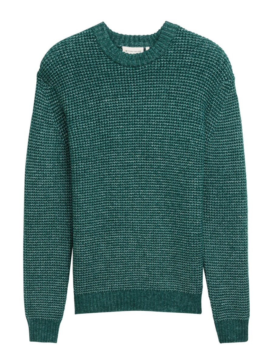 

Свитер TOM TAILOR, цвет Mint/Reed