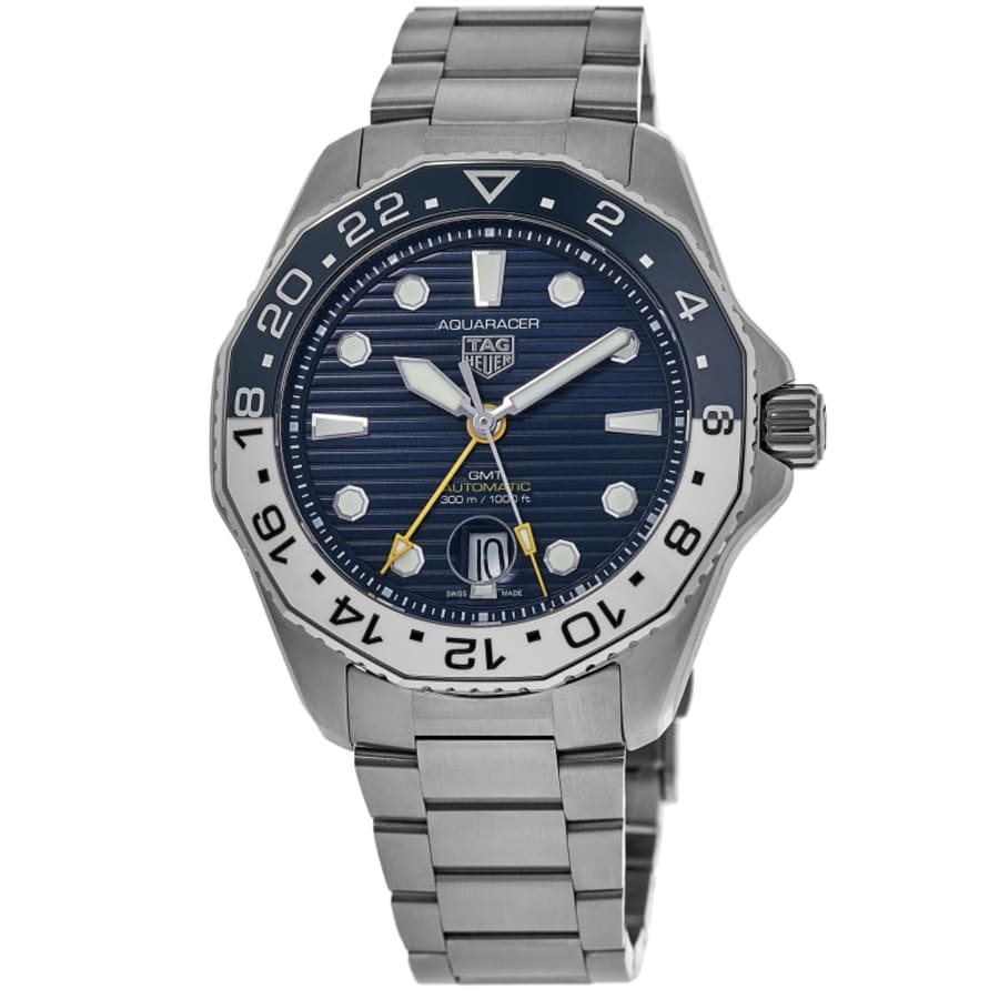 

Мужские часы Tag Heuer Aquaracer Professional 300 с синим циферблатом и стальным корпусом