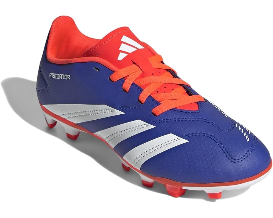 

Кроссовки adidas Kids Predator Club J Football Boots Flexible Ground, цвет Lucid Blue/White/Solar Red