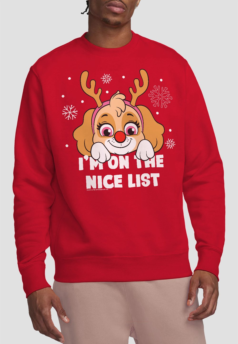 

Толстовка PAW PATROL SKYE NICE CHRISTMAS LIST Cotton Soul, красный