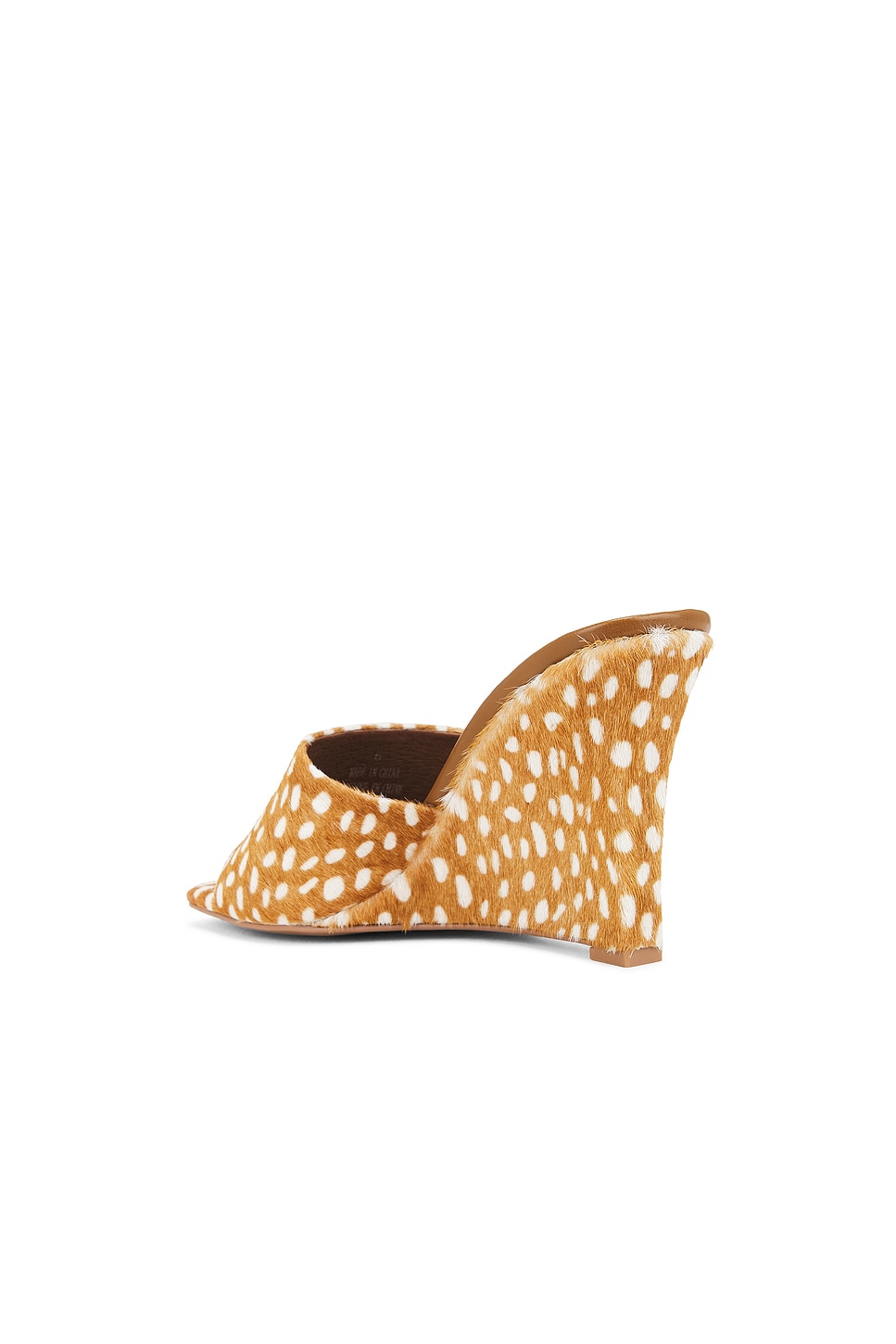 Босоножки Capital-F Jeffrey Campbell, beige white spot — фото 3