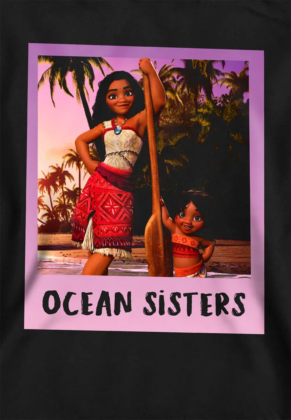 Детская худи Moana 2, черный, Disney, черный — фото 2