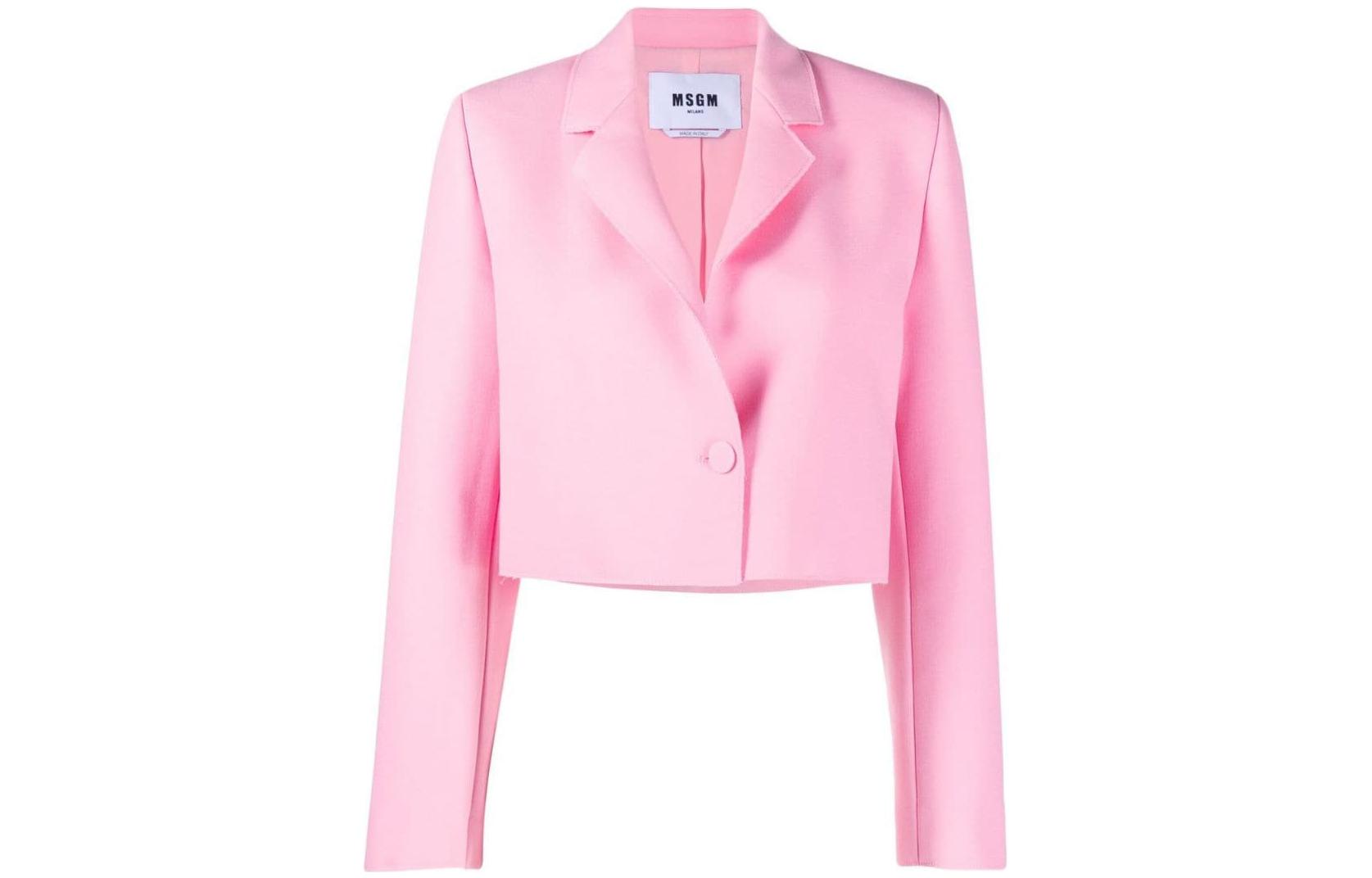 

MSGM Женский пиджак для делового костюма розовый, Pink