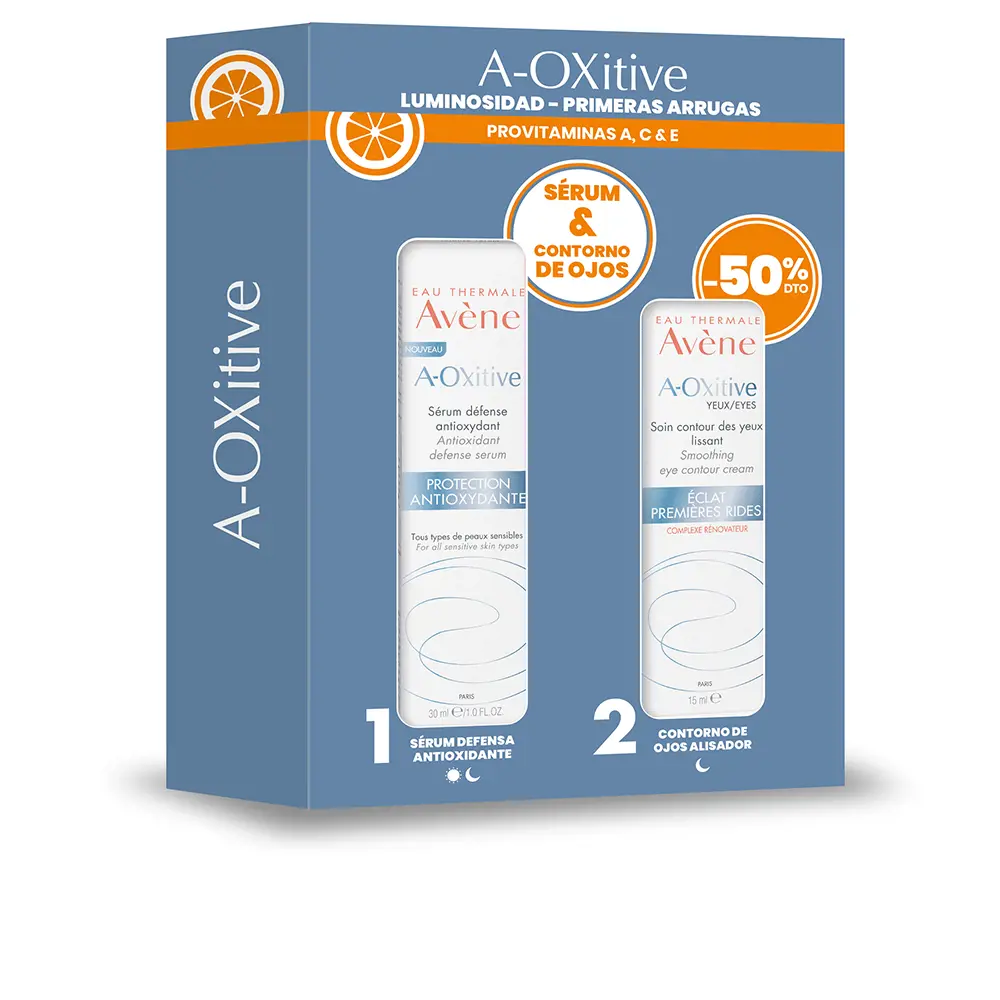 

Сыворотка для лица a-oxitive serum defense serum + ojos lote Avène, 2 шт.