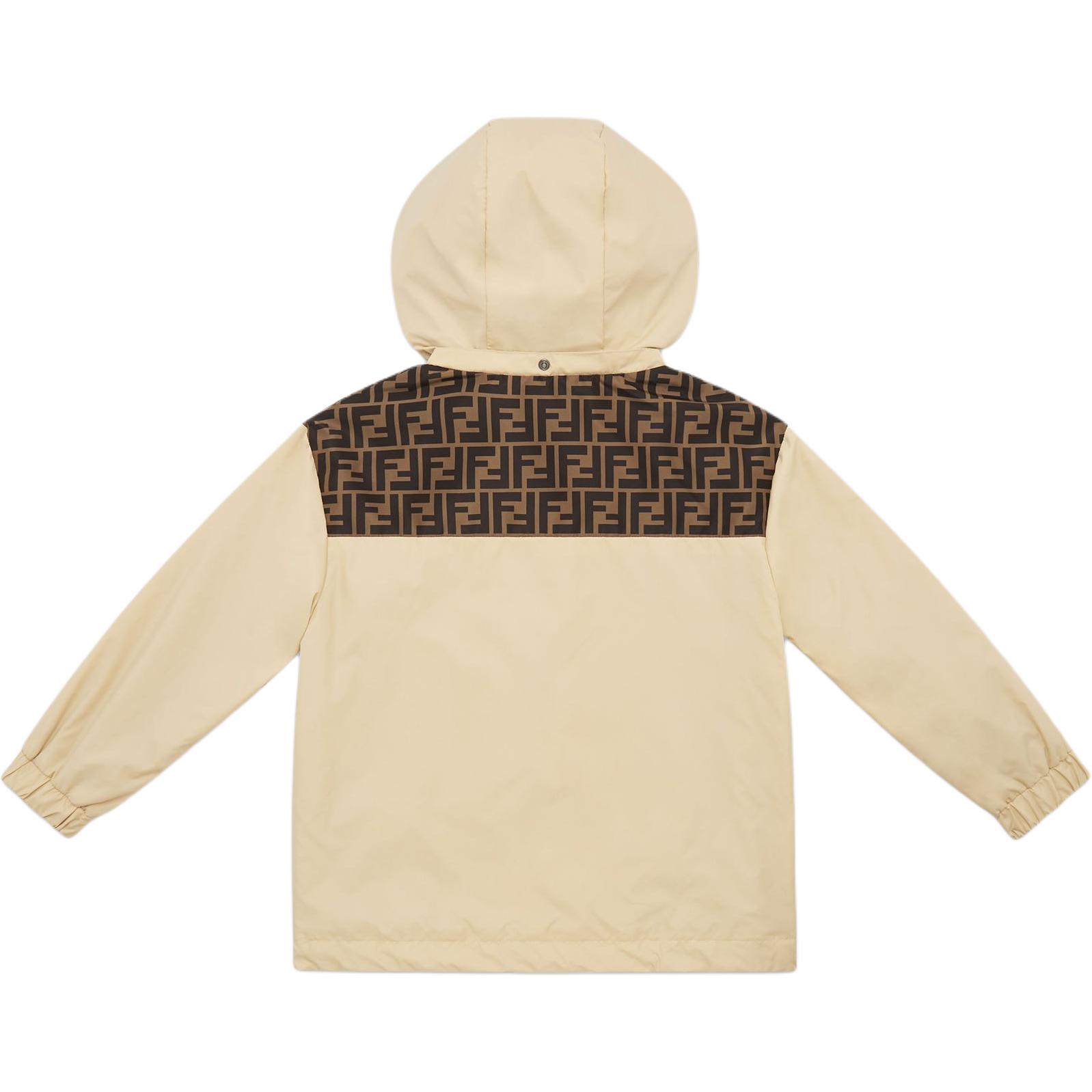 Куртка Beige Kids' FW24 FENDI, бежевый — фото 4