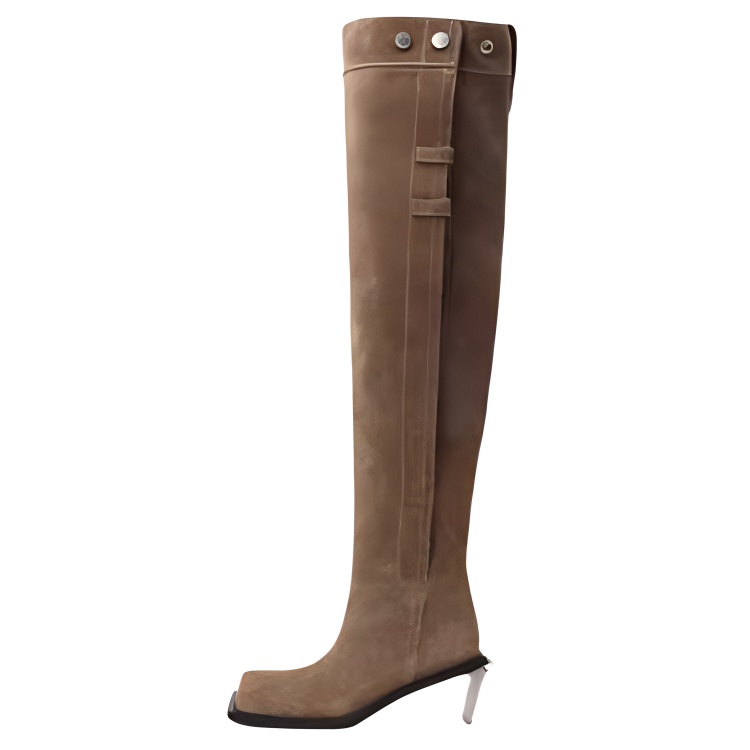 Сапоги выше колена женские DIDU x Candy Series DAPHNE LAB, Khaki