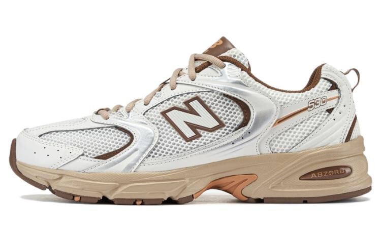 

Кроссовки New Balance NB 530 унисекс, белый/коричневый