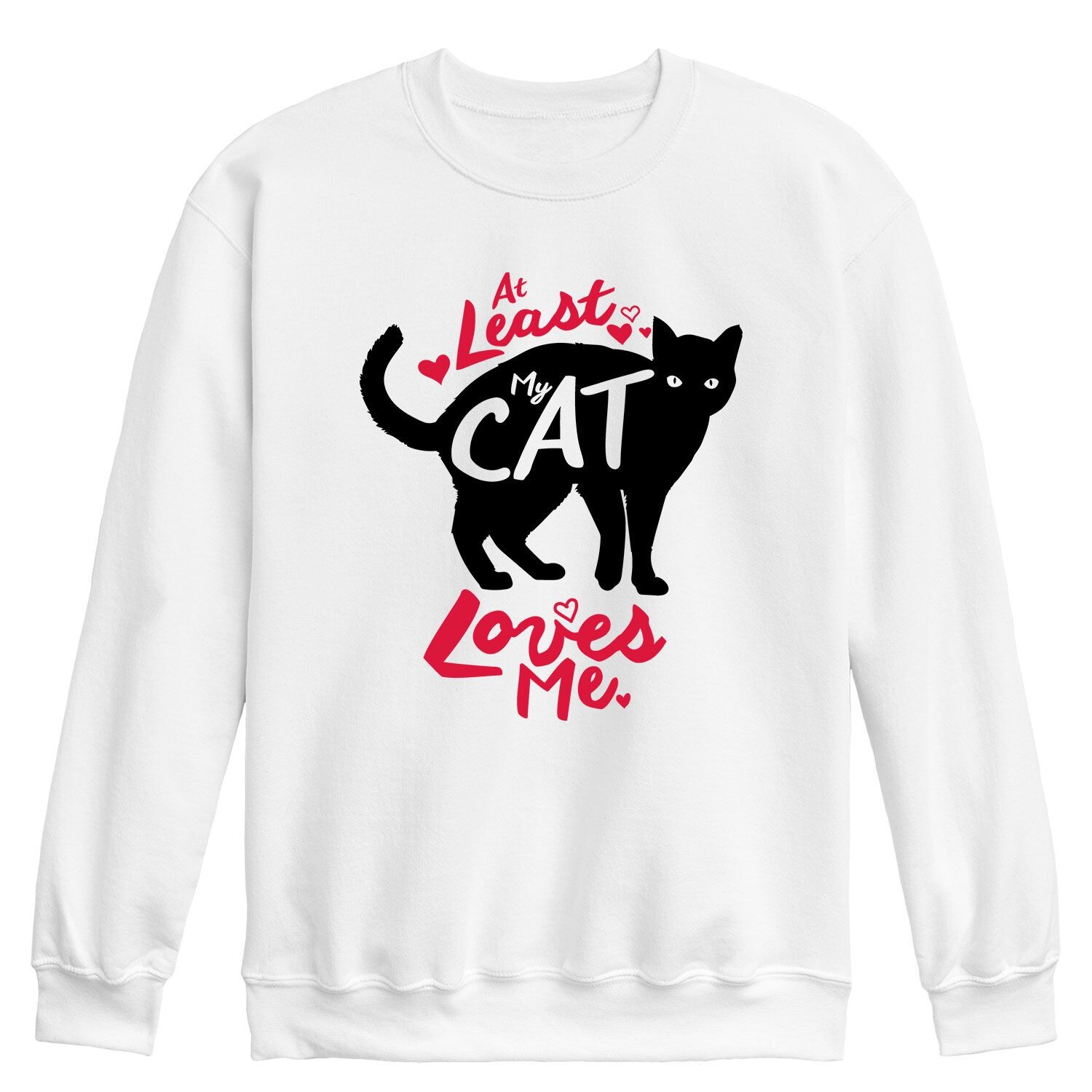 

Мужской свитшот My Cat Loves Me Licensed Character