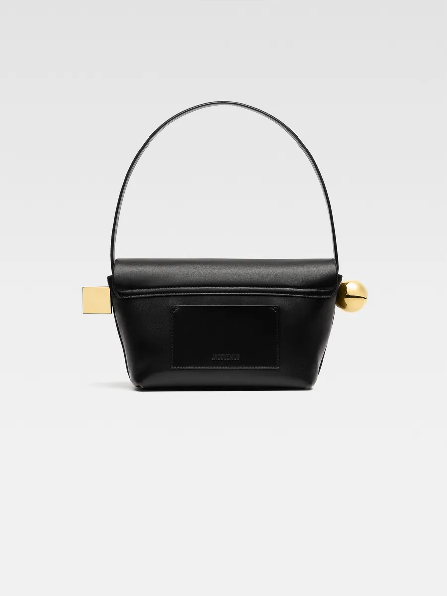 

Сложенная сумка через плечо Ле Рон Карре Jacquemus, черный