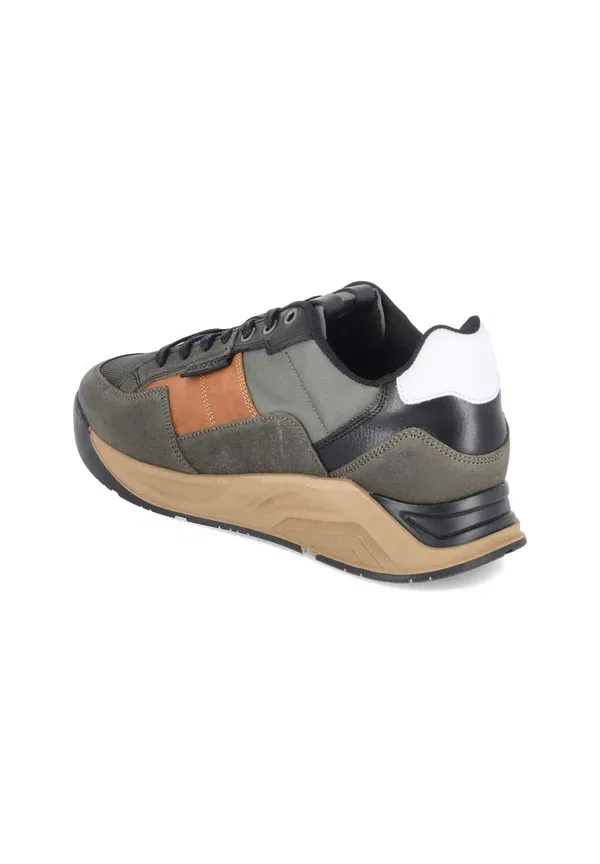 Полуботинки на шнуровке Bullboxer sportboden 7ci0100101 9721 low sneaker trainers, зелено-хаки — фото 4