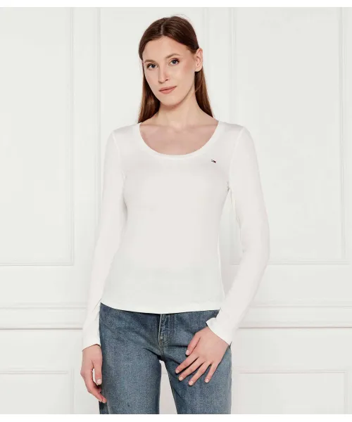 

Блуза Regular fit Tommy Jeans, бежевый