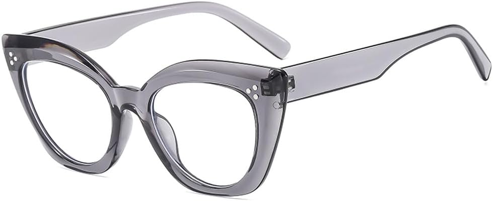 

Модные солнцезащитные очки «кошачий глаз» для женщин в винтажном стиле, персонализированные женские солнцезащитные очки с защитой от УФ-излучения UV400 HYYZZC, Grey Clear