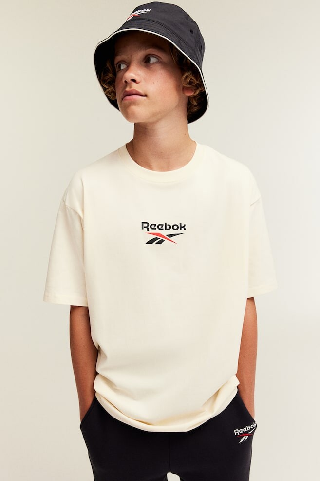 

Футболка с мотивом H&M, бежевый