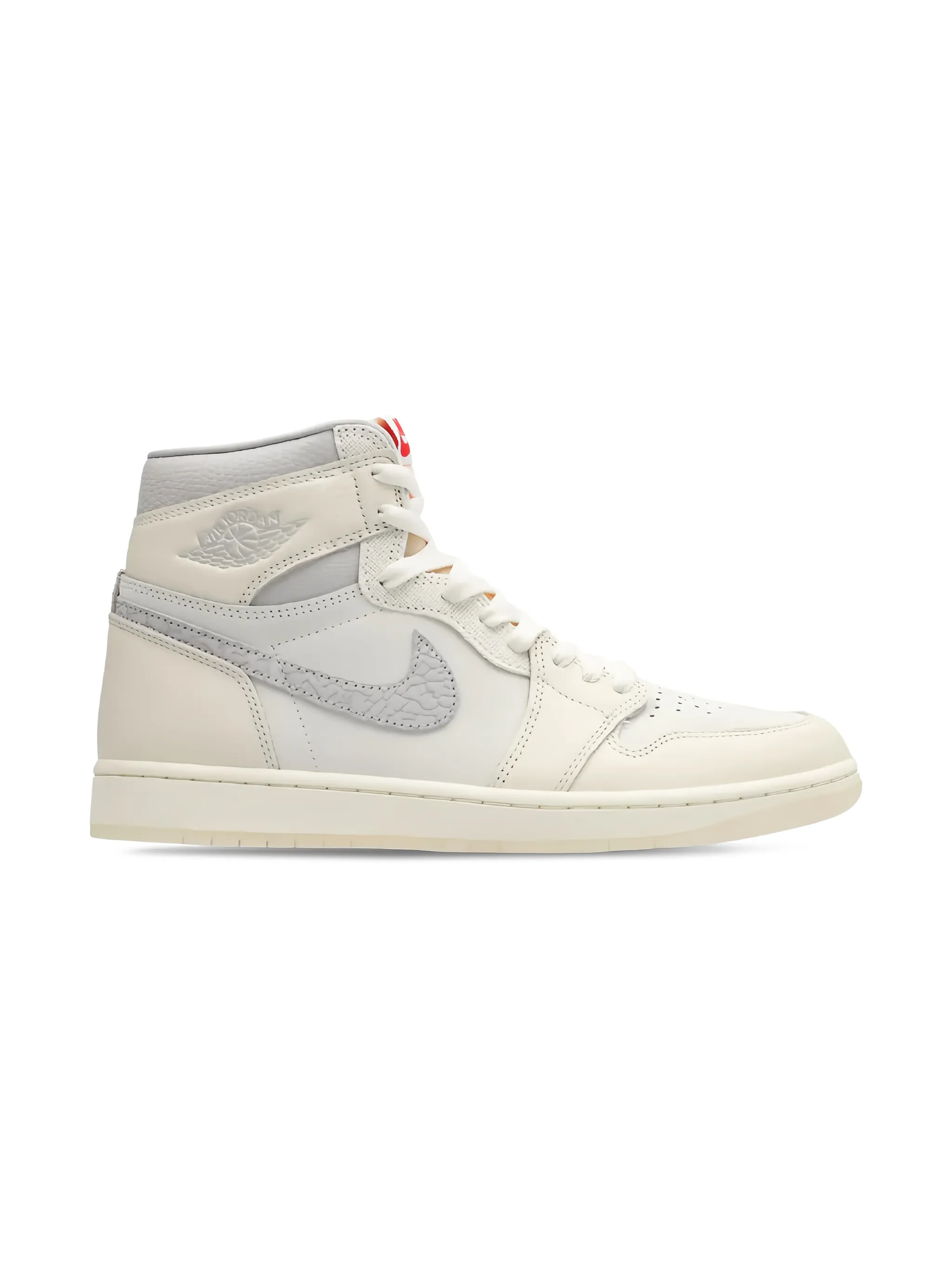 

Кроссовки Air Jordan 1 Retro High OG Sail University Jordan Kids, белый