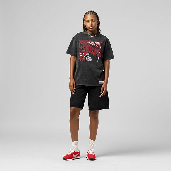 

Женская черная футболка Kansas City Chiefs Team Dynamic Mitchell & Ness, Черный, Женская черная футболка Kansas City Chiefs Team Dynamic Mitchell & Ness