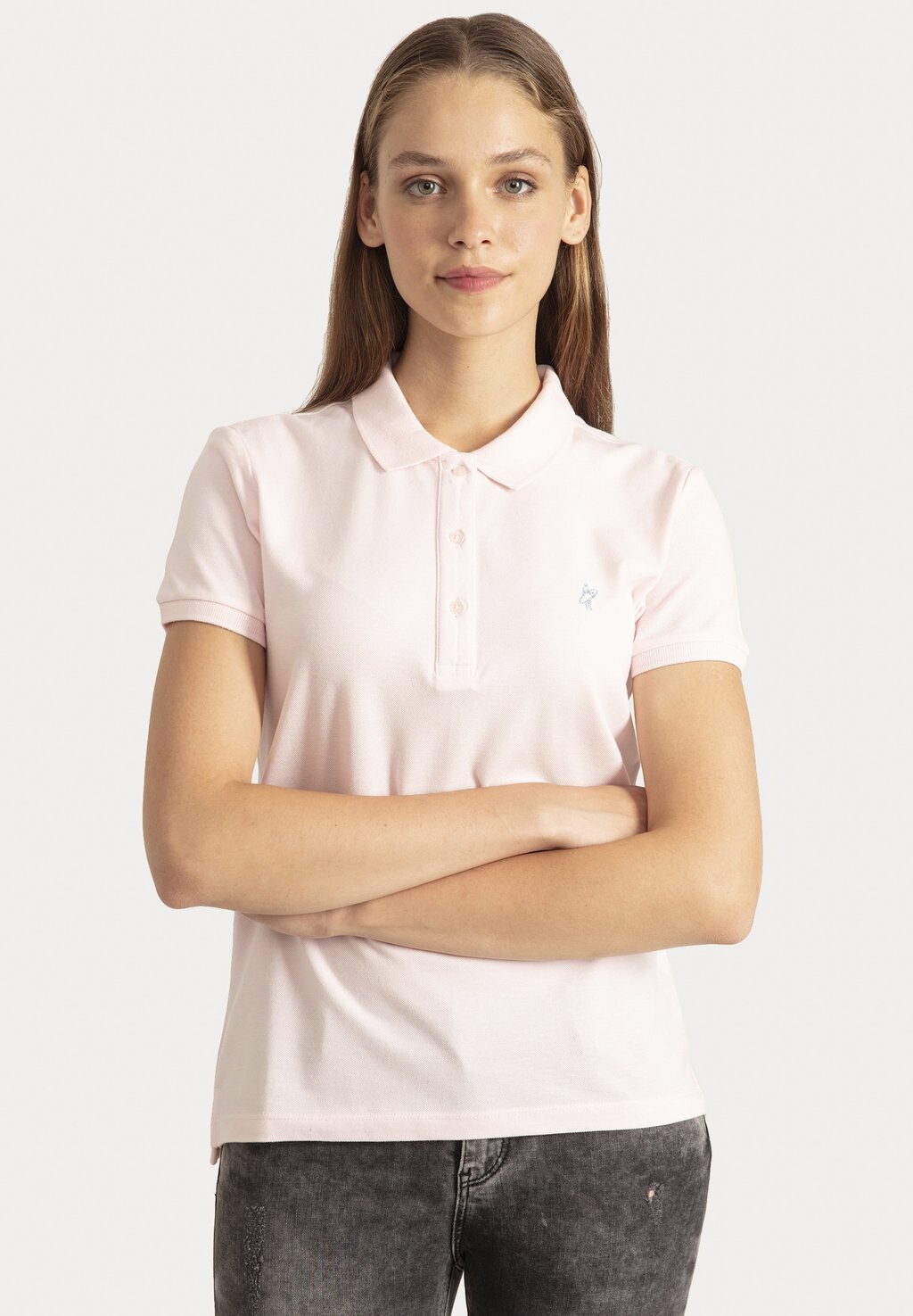 

Рубашка-поло SHORT SLEEVE Jacey Quinn, цвет pink